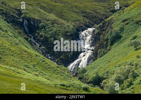 Chute près de Sligachan, île de Skye, Écosse Banque D'Images