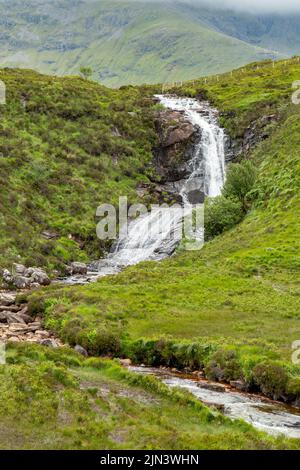 EAS A 'Bhradain Falls, près de Sligachan, île de Skye, Écosse Banque D'Images