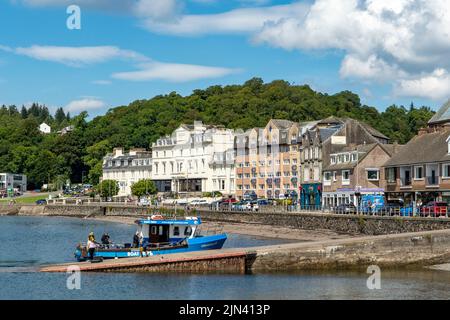 Front de mer à Oban, Argyll, Écosse Banque D'Images