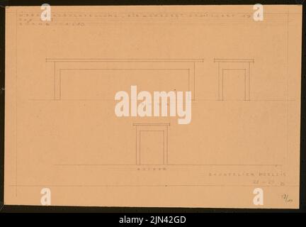 Hans Poelzig (1869-1936) : exposition Werkbund, Stuttgart-Weißenhof. Maison individuelle de type C 7 [z. manquant. ZT., 05/2007] Banque D'Images