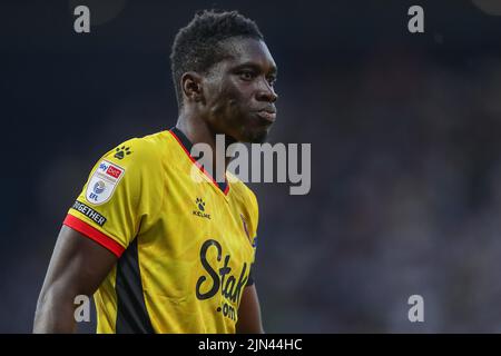 West Bromwich, Royaume-Uni. 08th août 2022. Ismaïla Sarr #23 de Watford pendant le match à West Bromwich, Royaume-Uni le 8/8/2022. (Photo de Gareth Evans/News Images/Sipa USA) Credit: SIPA USA/Alay Live News Banque D'Images