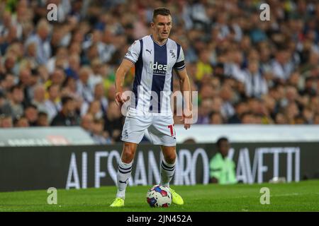 West Bromwich, Royaume-Uni. 08th août 2022. Jed Wallace #17 de West Bromwich Albion avec le ballon à West Bromwich, Royaume-Uni, le 8/8/2022. (Photo de Gareth Evans/News Images/Sipa USA) Credit: SIPA USA/Alay Live News Banque D'Images