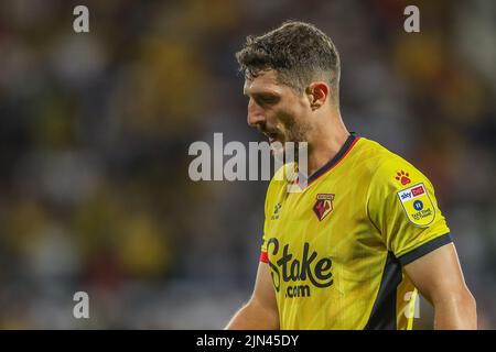 West Bromwich, Royaume-Uni. 08th août 2022. Craig Cathcart #15 de Watford pendant le match à West Bromwich, Royaume-Uni le 8/8/2022. (Photo de Gareth Evans/News Images/Sipa USA) Credit: SIPA USA/Alay Live News Banque D'Images