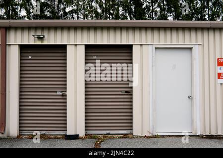 Deux unités d'auto-stockage Banque D'Images