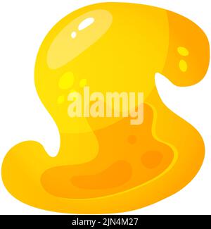 Lettres colorées en gelée, alphabet comique pour les enfants. Police jelly Bright. Type d'enfant pour les événements, les promotions. Illustration de Vecteur