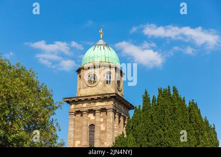 Église St Mary Magdelane à Bridgnorth, Shropshire, Royaume-Uni, par un ciel bleu Banque D'Images