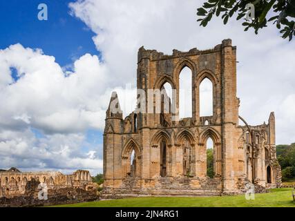 Abbaye de Rievaulx près de Helmsley, Yorkshire Banque D'Images