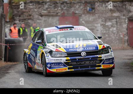 17th juin 2022, Donegal, Irlande: Donegal International Rally: Alastair Fisher et Gordon Noble en action Banque D'Images