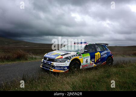 17th juin 2022, Donegal, Irlande: Donegal International Rally Alastair Fisher et Gordon Noble en action Banque D'Images