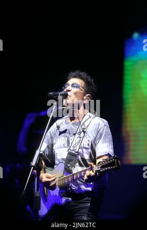 Bacoli, Italie. 08th août 2022. Concert Edoardo Bennato à Bacoli dans la province de Naples, Italie sur 8 août 2022. (Photo de Salvatore Esposito/Pacific Press/Sipa USA) crédit: SIPA USA/Alay Live News Banque D'Images