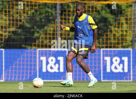 Ville de Dortmund, Allemagne. 09th août 2022. Firo : 9 août 2022, football, 1st Bundesliga, saison 2022/2023, BVB, Borussia Dortmund, formation, nouvelle signature Anthony MODESTE, crédit: dpa/Alay Live News Banque D'Images