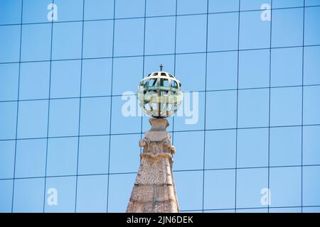 obélisque portugais à rio de janeiro Banque D'Images