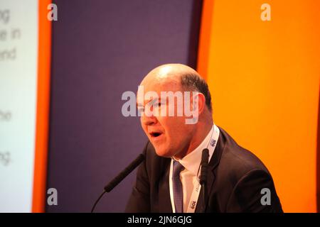 Ian Taylor, PDG de Vitol, puis président de la conférence IP week à l'hôtel InterContinental de Park Lane. Il a dirigé avec succès Vitol en 1995-2020 Banque D'Images