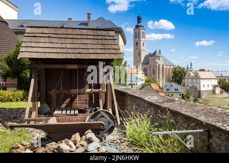 Hrádek - stříbrný důl, České muzeum stříbra, Kutná Hora (UNESCO), Středočeský kraj, Česká republika / mine d'argent, Musée tchèque de l'argent, Kutna Hora, Banque D'Images