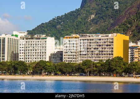 décharge de flamengo à rio de janeiro Banque D'Images