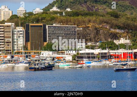 décharge de flamengo à rio de janeiro Banque D'Images