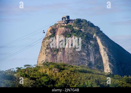 regard sur le quartier de la moto à sabots à rio de janeiro Banque D'Images