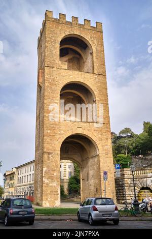 Porta San Niccolò Florence Italie Banque D'Images