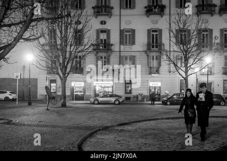 Carlo Emanuele Square appelé également Carlina Square Banque D'Images