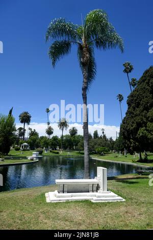 Los Angeles, Californie, États-Unis 5th août 2022 tombe de l'acteur Tyrone Power dans le jardin des légendes au cimetière Hollywood Forever sur 5 août 2022 à Los Angeles, Californie, États-Unis. Photo par Barry King/Alay stock photo Banque D'Images