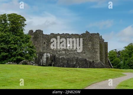 Château de Dunstaffnage, Dunbeg, Argyll, Écosse Banque D'Images