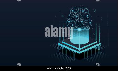 Négociation, apprentissage machine Illustration de Vecteur