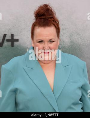 8 août 2022, Hollywood, Calidornia, Etats-Unis: Sharron Matthews participe à la série limitée Apple TV+ â€œFive Days at Memorialâ (Credit image: © Billy Bennight/ZUMA Press Wire) Banque D'Images