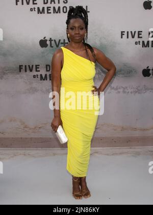8 août 2022, Hollywood, Calidornia, Etats-Unis: Adepero Oduye participe à la série limitée Apple TV+ â€œFive Days at Memorialâ (image de crédit: © Billy Bennight/ZUMA Press Wire) Banque D'Images