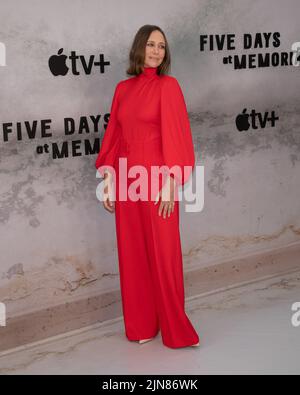 8 août 2022, Hollywood, Calidornia, Etats-Unis: Vera Farmiga participe à la série limitée Apple TV+ â€œFive Days at Memorialâ (Credit image: © Billy Bennight/ZUMA Press Wire) Banque D'Images