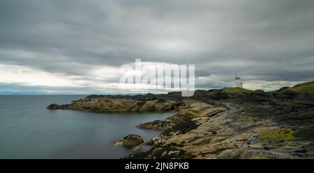 Une vue panoramique sur le phare d'Elie sur le Firth of Forth en Écosse Banque D'Images