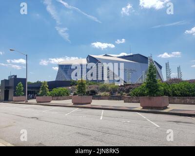 Stade Mercedes Benz à Atlanta, Géorgie Banque D'Images