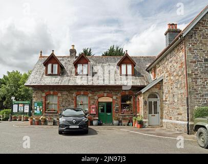 La salle de réservation à la gare de Bere Ferriers à Devon, qui fait maintenant partie du centre du patrimoine Tamar Belle. Banque D'Images