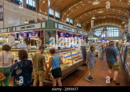 Marché West Side Clevelands le plus ancien marché public de Cleveland Banque D'Images