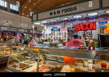 Marché West Side Clevelands le plus ancien marché public de Cleveland Banque D'Images