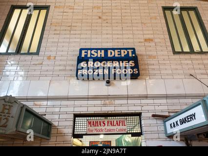 Marché West Side Clevelands le plus ancien marché public de Cleveland Banque D'Images