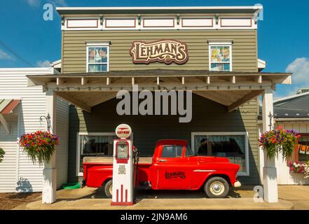 Le magasin de matériel de Lehman à Kidron, Ohio Banque D'Images