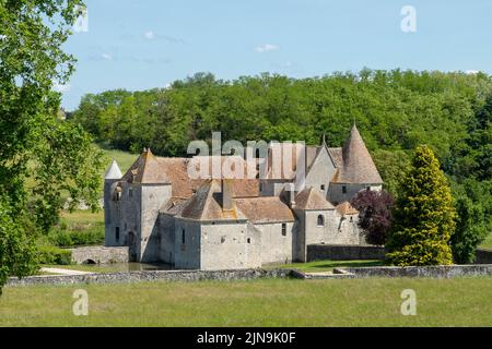 France, cher, Berry, Boulleret, Château de Buranlure, Château de Buranlure // France, cher (18), Berry, Boulleret, château de Buranlure Banque D'Images