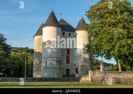 France, Eure, Vernon, le château des Tourelles, le château de Tourelles // France, Eure (27), Vernon, le château des Tourelles Banque D'Images