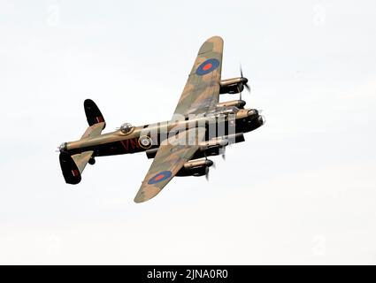 RAF Battle of Britain Memorial Flight Avro Lancaster au Royal International Air Tattoo Banque D'Images