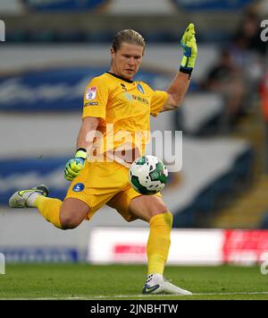 Le gardien de but unifié de Hartlepool Ben Killip lors de la Carabao Cup, premier match à Ewood Park, Blackburn. Date de la photo: Mercredi 10 août 2022. Banque D'Images