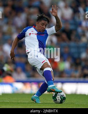 Le Dolan Tyrhys de Blackburn Rovers pendant la Carabao Cup, premier match rond à Ewood Park, Blackburn. Date de la photo: Mercredi 10 août 2022. Banque D'Images