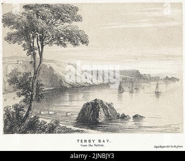 Tenby Bay - du Norton Banque D'Images