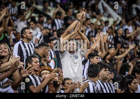 Fortaleza, Brésil. 10th août 2022. Ce - Fortaleza - 10/08/2022 - COPA SUL-AMERICANA 2022, CEARA X SAO PAULO - Torcida do Ceara durante partida contra Sao Paulo no estadio Arena Castelao pelo campeonato Copa Sul-Americana 2022. Foto: Lucas Emanuel/AGIF/Sipa USA crédit: SIPA USA/Alay Live News Banque D'Images