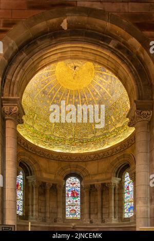 À l'intérieur de la cathédrale Sainte-Anne, Belfast, Irlande du Nord Banque D'Images