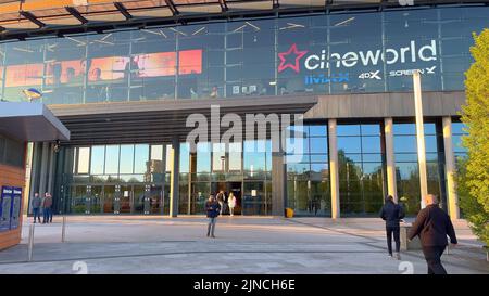 Cineworld Movie Theatre à Belfast - BELFAST, Royaume-Uni - 25 AVRIL 2022 Banque D'Images