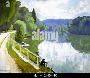 Les rives de la rivière Albert Marquet (1913) Banque D'Images