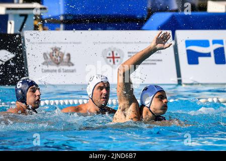 Sassari, Italie. 10th août 2022. Italia - SerbiaWaterpolo coupe de Sardaigne 2022 Sassari, 10/08/2022 Foto Luigi Canu pendant la coupe de Sardaigne hommes - Italie vs Serbie, Waterpolo internationales à Sassari, Italie, 10 août 2022 Credit: Independent photo Agency/Alay Live News Banque D'Images