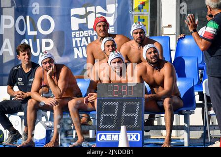 Sassari, Italie. 10th août 2022. Italia - SerbiaWaterpolo coupe de Sardaigne 2022 Sassari, 10/08/2022 Foto Luigi Canu pendant la coupe de Sardaigne hommes - Italie vs Serbie, Waterpolo internationales à Sassari, Italie, 10 août 2022 Credit: Independent photo Agency/Alay Live News Banque D'Images