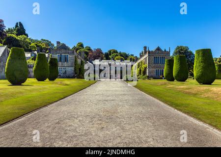 Lanhydrock House and Garden dans la Cornouailles du Sud près de Bodmin, Angleterre Banque D'Images