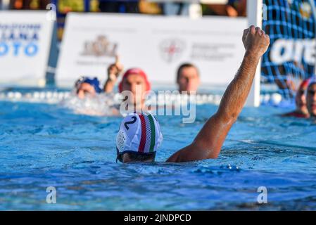 Sassari, Italie. 10th août 2022. Italia - SerbiaWaterpolo coupe de Sardaigne 2022 Sassari, 10/08/2022 Foto Luigi Canu pendant la coupe de Sardaigne hommes - Italie vs Serbie, Waterpolo internationales à Sassari, Italie, 10 août 2022 Credit: Independent photo Agency/Alay Live News Banque D'Images